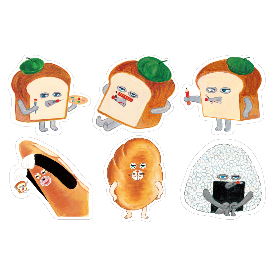 パンどろぼう展　ダイカットポストカード
