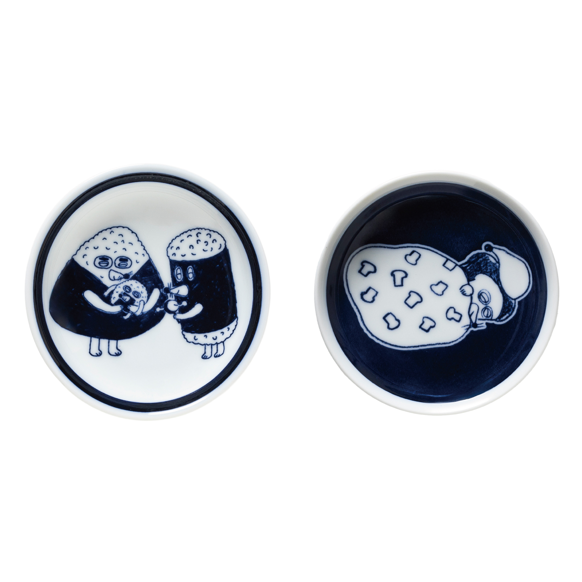 パンどろぼう　波佐見焼小皿