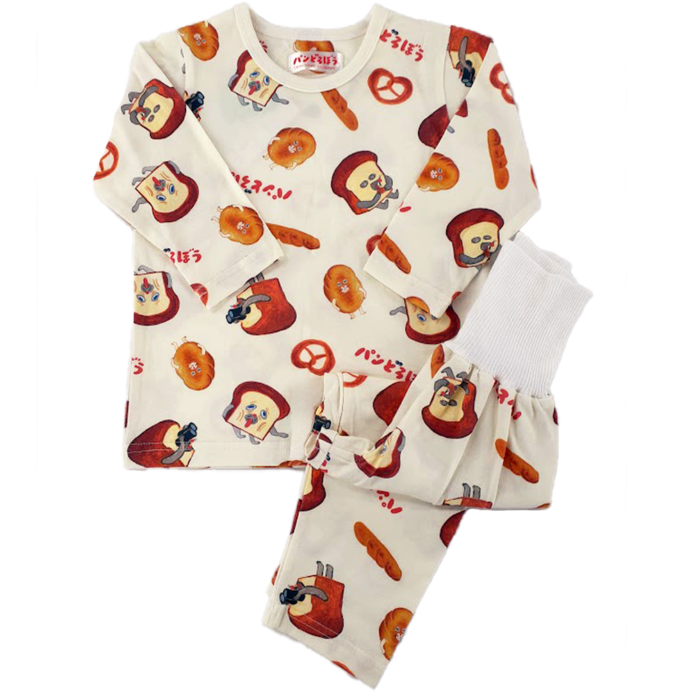 パンどろぼう　長袖長パンツパジャマ