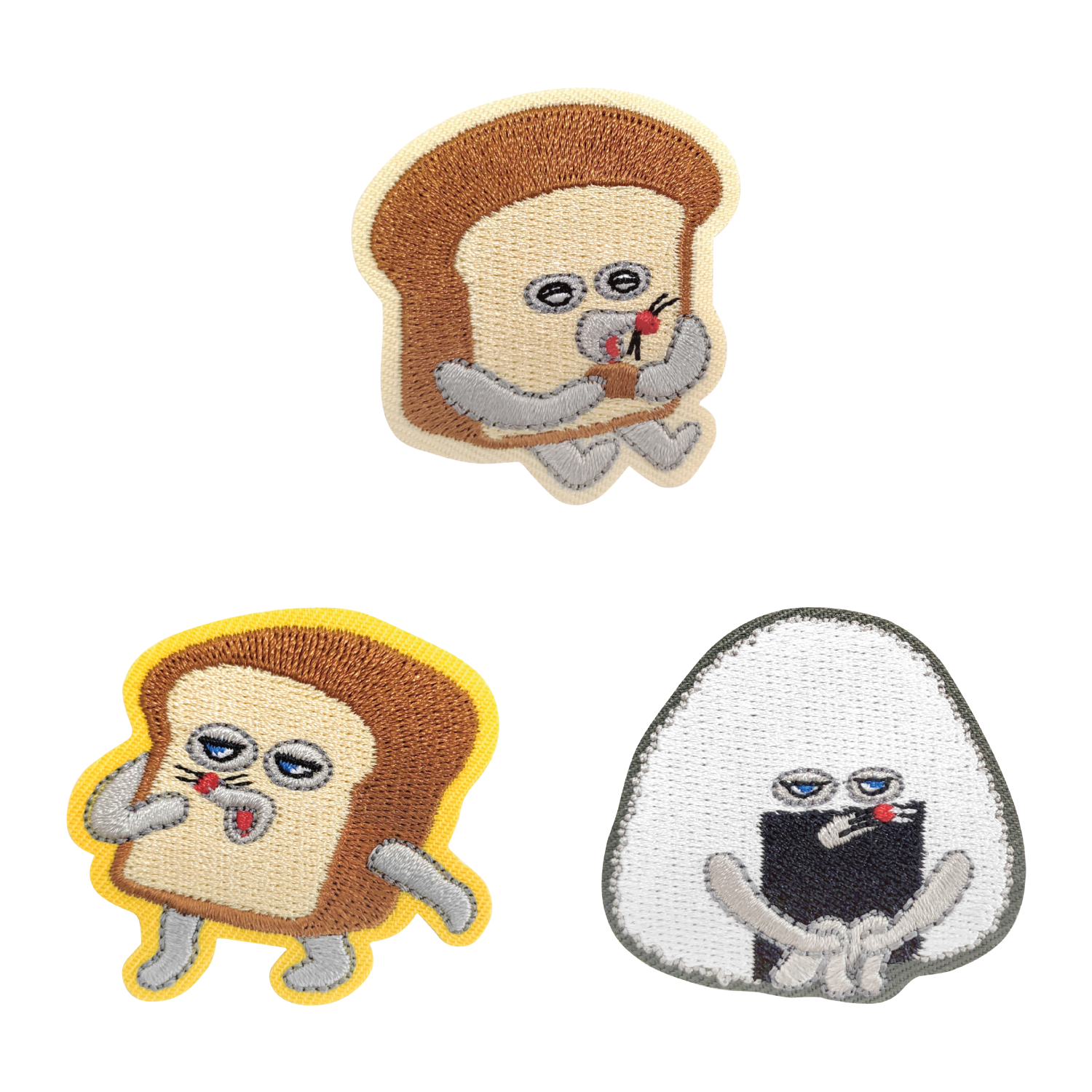 刺繍モバイルステッカー