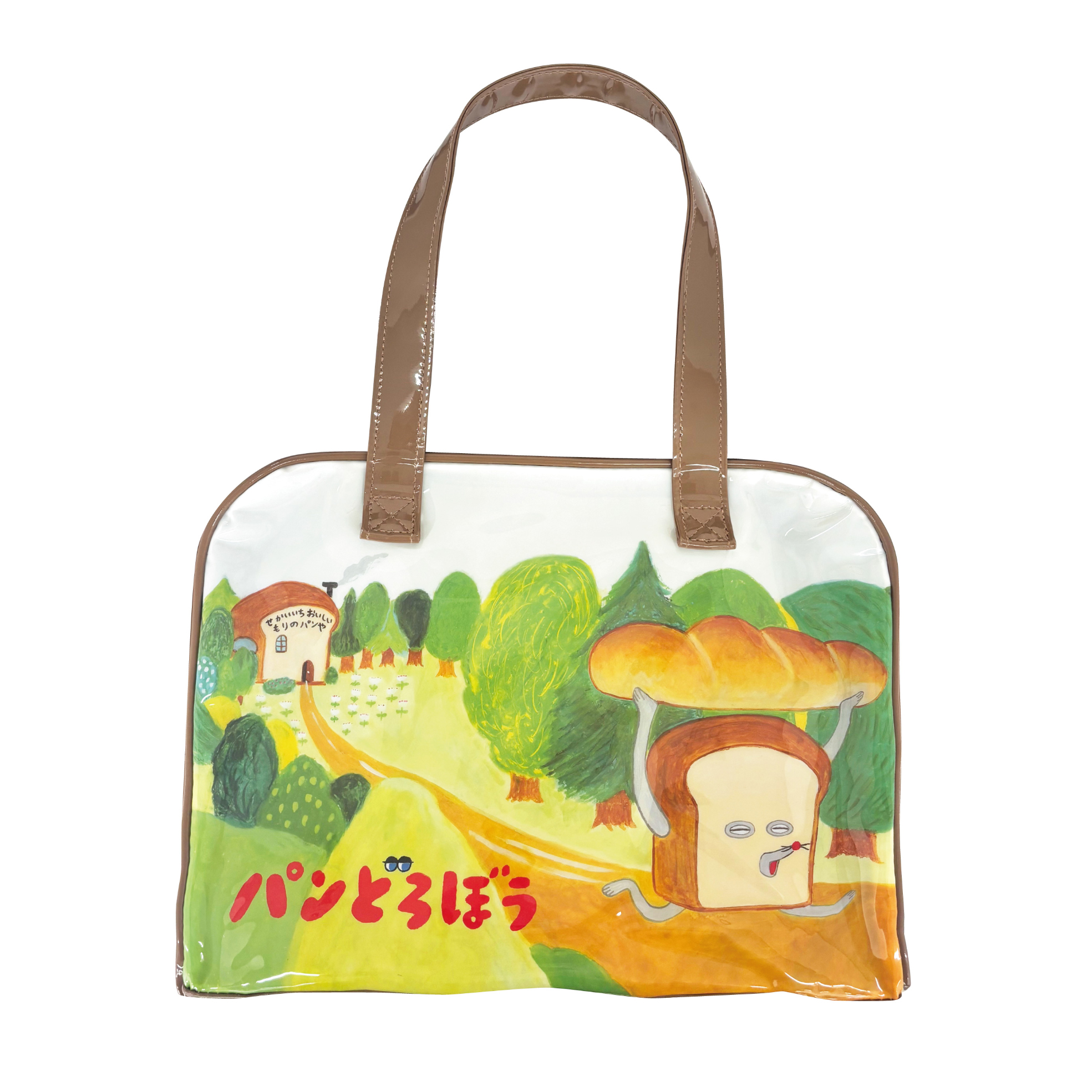 ビニールボストンバッグ