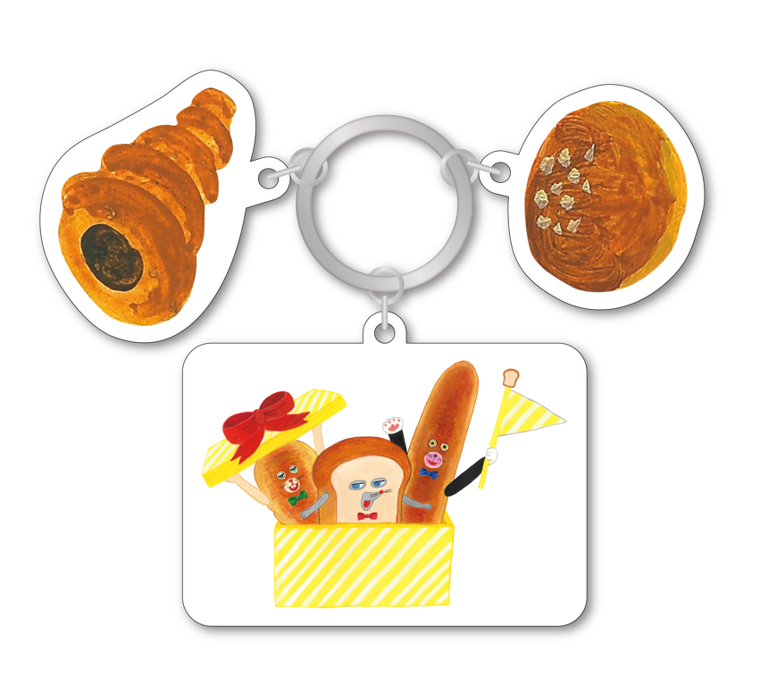 パンどろぼうフェスティバル　3連アクリルキーホルダー